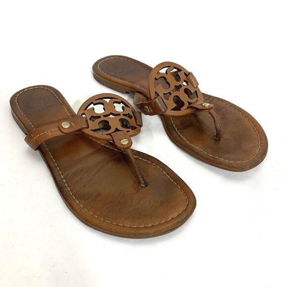 Tory Burch Size 8 Miller Thong Sandals Tropical Classic Designer 2-Pack - Picture 7 of 14
